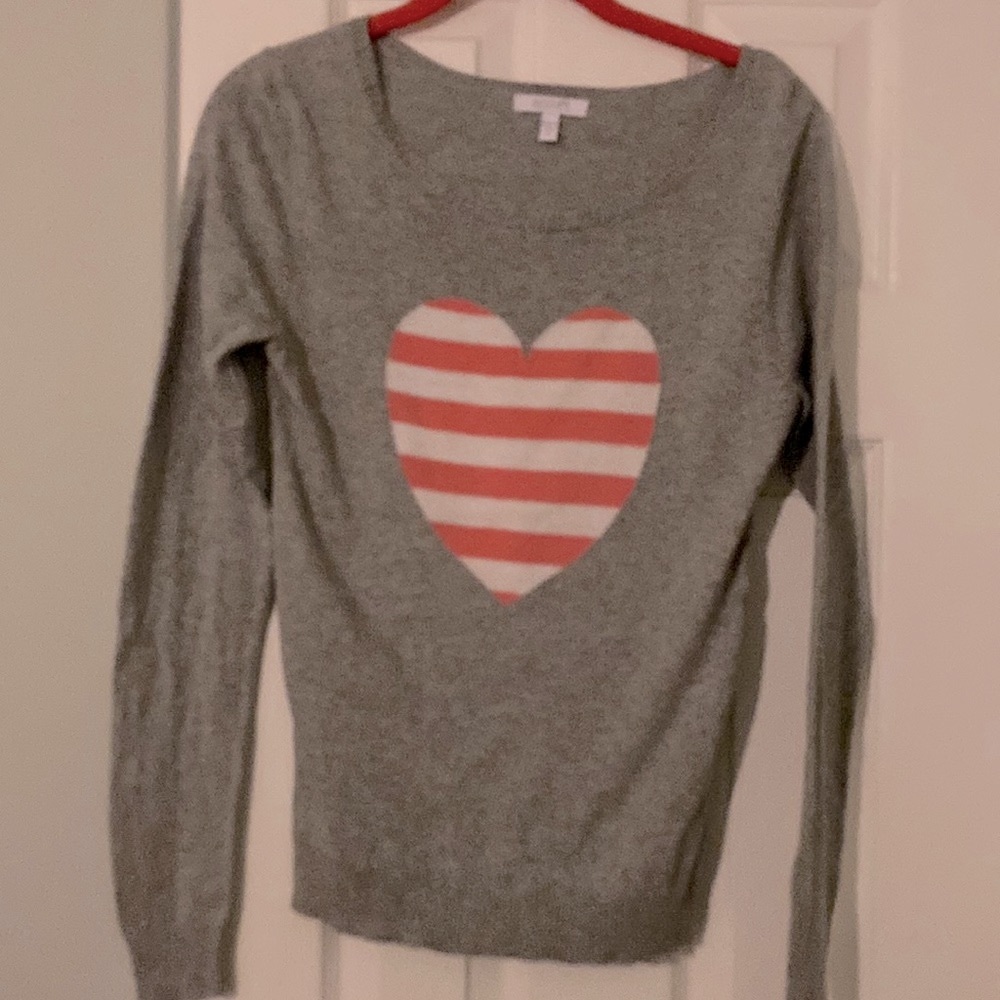 Delia’s heart sweater